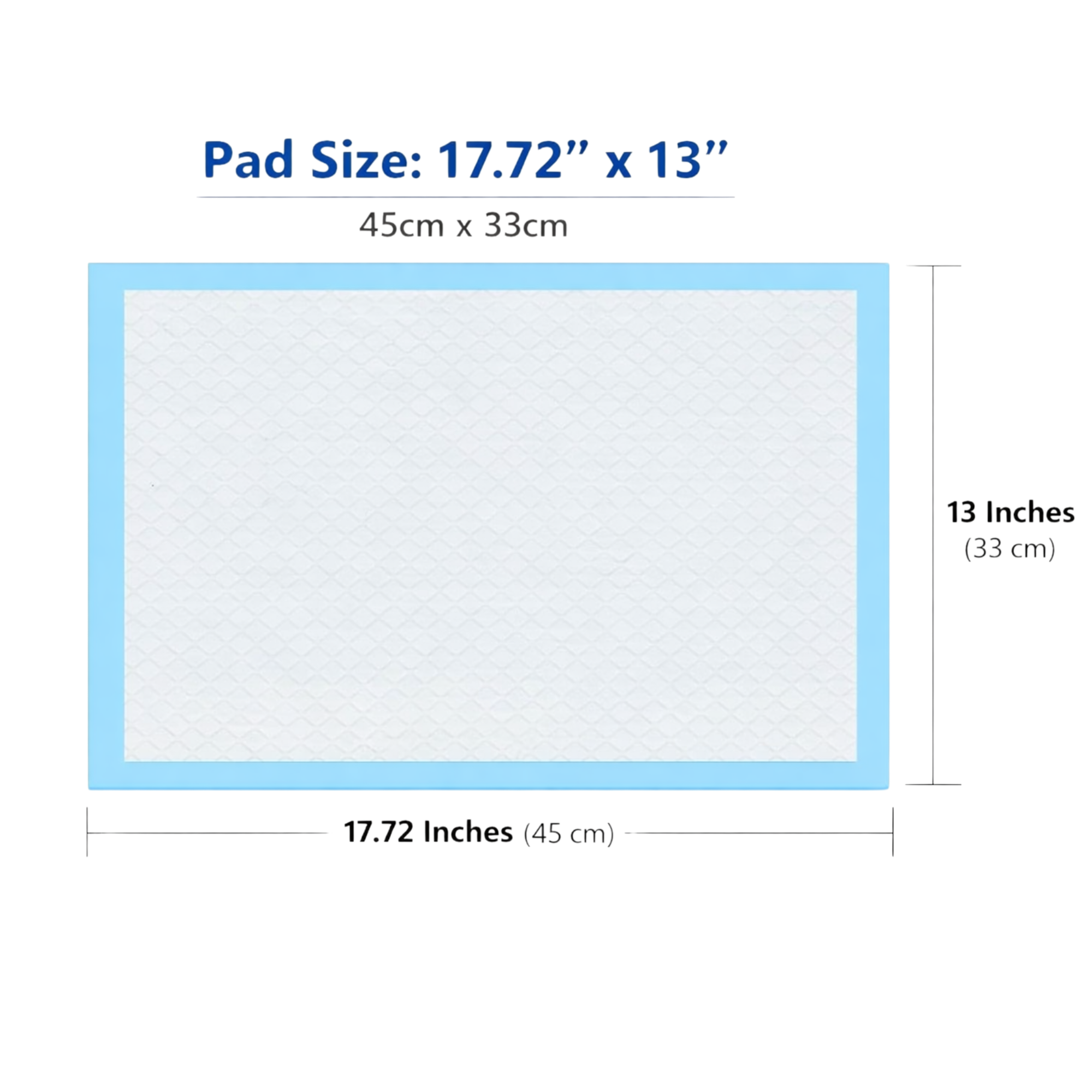 Disposable Changing Pads for Baby  –13 x 18 Inch |Leak-Proof 6-Layer|